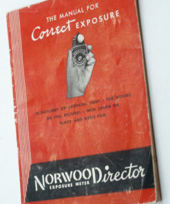 Norwood Director Exposure meter | instructions for use | manual for correct exposure | English