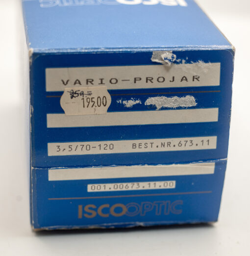 Isco Optic | Projection lens | Vario Projar 70-120mm F3.5 (2.75-4.75")