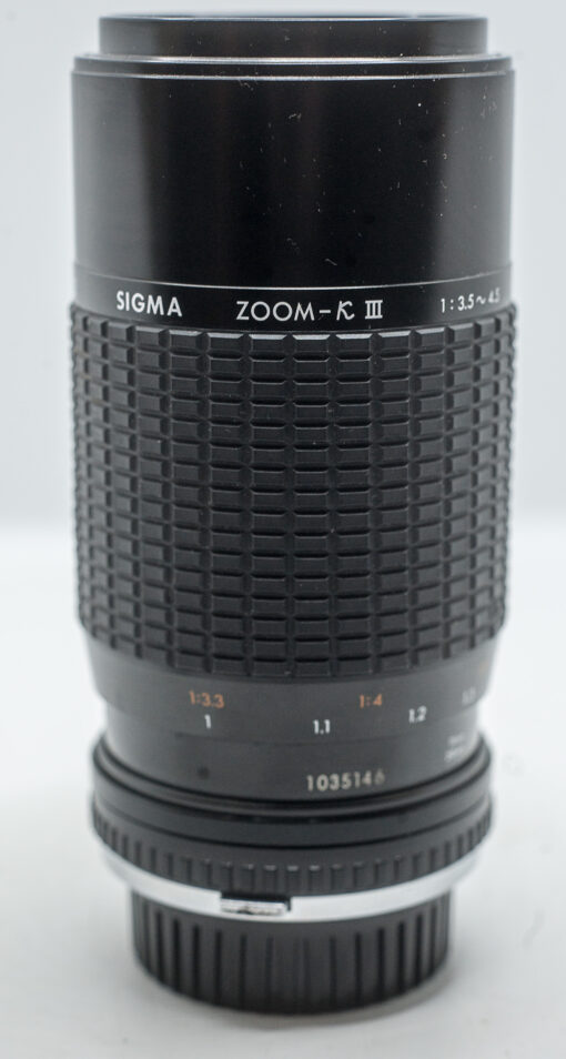 Sigma zoom F75-210mm F3.5-4.5 Olympus OM