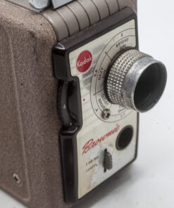Kodak brownie 8 + wide angle attachment - 8mm - movie camera