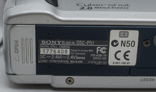 Sony Cybershot P-51 Digital stillcamera #CCD camera