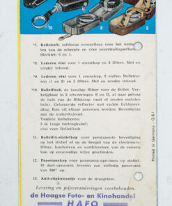 Rolleiflex 4x4 | Rollei manual / folder/ Dutch / Nederlands