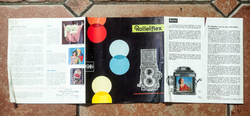 Rolleiflex T, 3.5F,2.8F (6x6) | Rollei Folder 3 types / Verzamelfolder/ Dutch / Nederlands