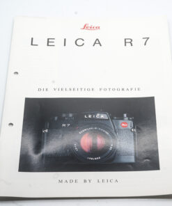 Leica R7 | die Vielseitige Fotografie | Folder | German | deutsch
